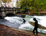 Munich River Surfer